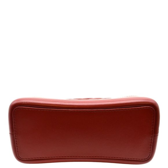 CHANEL  Gabrielle Chevron Aged Calfskin Leather Backpack Bag Red main image 10